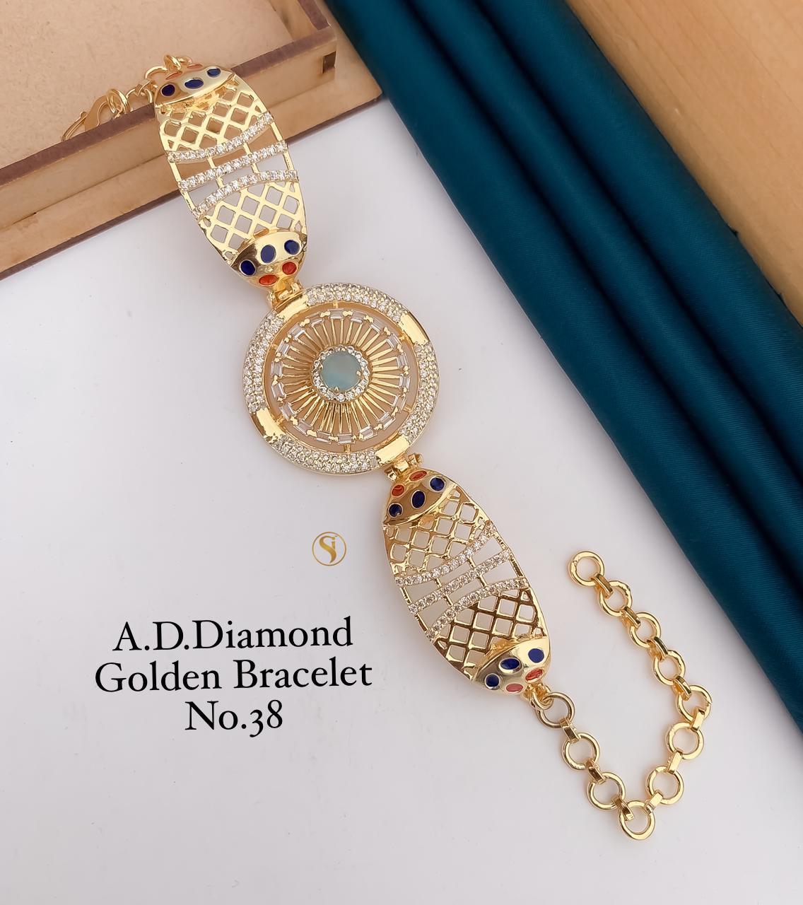 Fancy Designer AD Diamond Bracelet 3 Catalog
